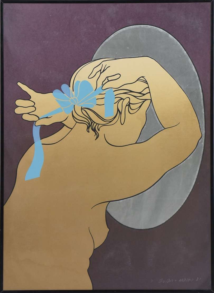 Juarez Machado (1941),  - Serigrafia sobre espelho PA. Juarez Machado (1941),  - Serigrafia sobre espelho PA.