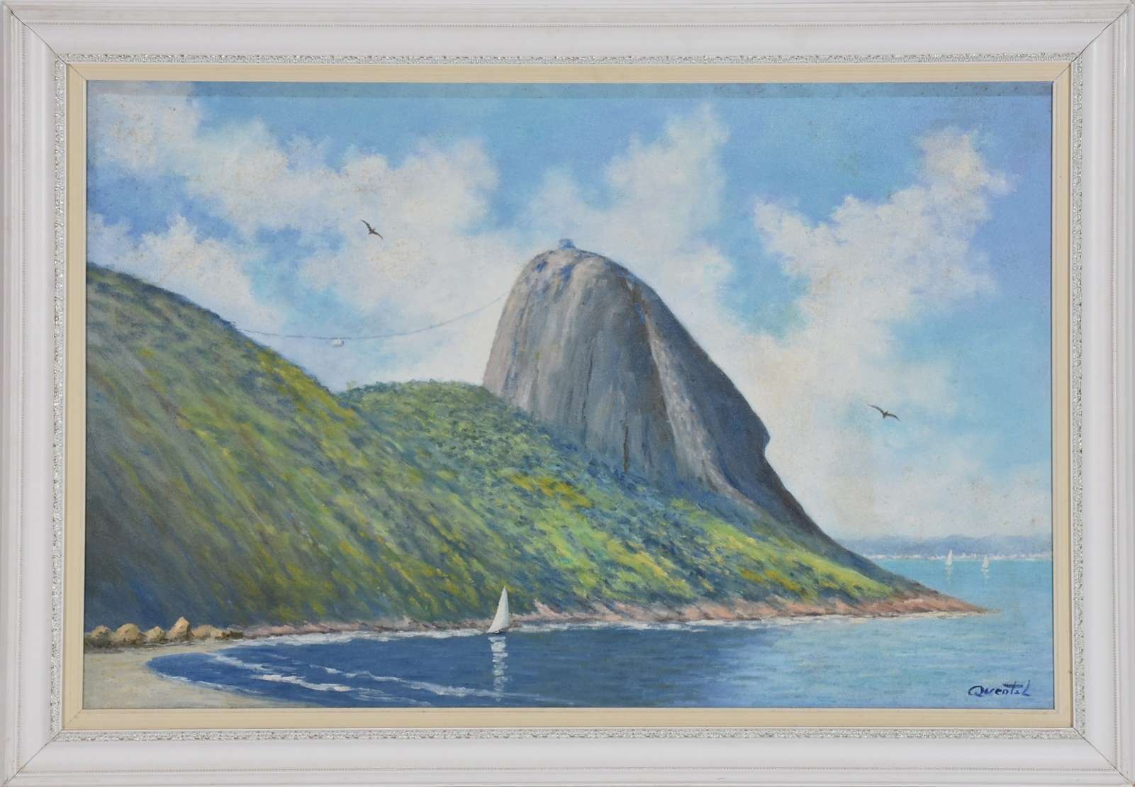 LUCIO QUENTAL, Pão de Açúcar - Óleo sobre tela - datado 2006. LUCIO QUENTAL, Pão de Açúcar - Óleo sobre tela - datado 2006.