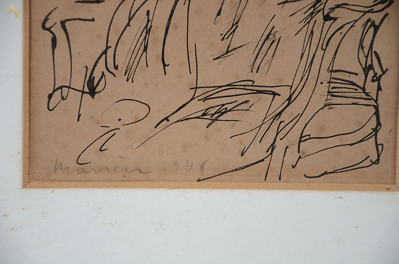 EMERIC MARCIER - Figura feminina - nanquim - 22... - EMERIC MARCIER - Figura feminina - nanquim - 22 x 15 - datado 1946 EMERIC MARCIER - Figura feminina - nanquim - 22... - EMERIC MARCIER - Figura feminina - nanquim - 22 x 15 - datado 1946