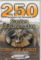 Livro 250 Maneiras de Preparar Ra��es Balanceadas para Gado de Corte