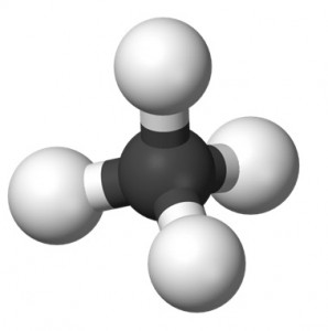 Metano: um hidrocarboneto do tipo Alcano.