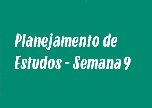 Planejamento de Estudos: Semana 9 - Teorias evolutivas, Força de atrito e mais!