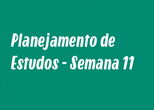 planejamento de estudos