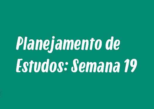 Planejamento de Estudos: Semana 19 - Gravitação universal, impactos ambientais e mais!