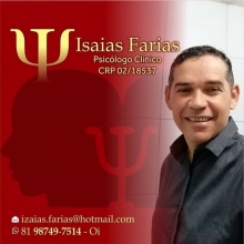 Isaias Farias, Psicólogo Vitória de Santo Antão