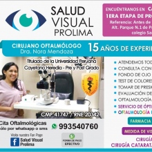 Nora Mendoza, Oftalmólogo Los Olivos
