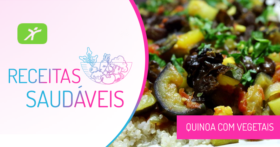 Receita de Quinoa com Vegetais: 295 Calorias