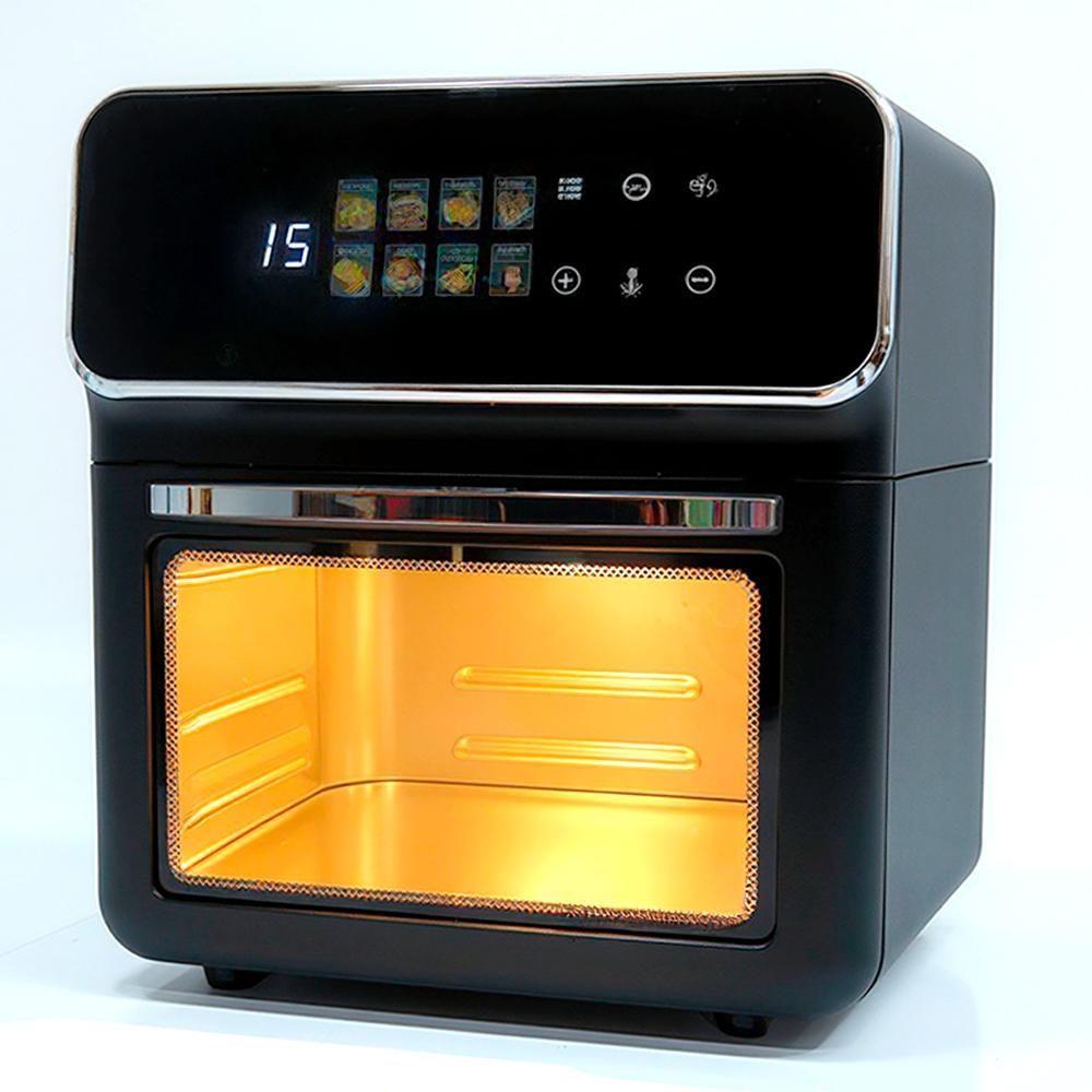 Air Fryer Oven Forno Elétrica Digital Extream 10L Preto e Prata, 127V