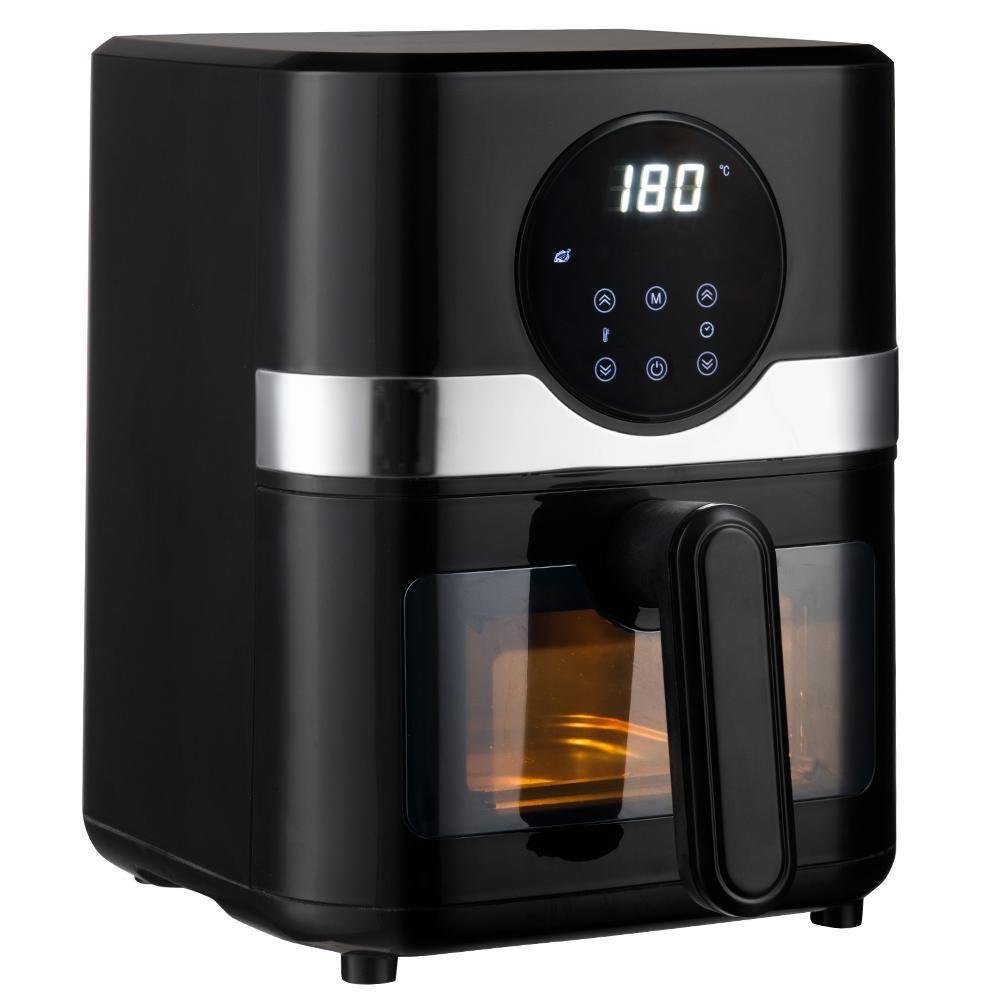 Air Fryer Fritadeira Elétrica Digital Extream 4,3L Preto e Prata, 127v