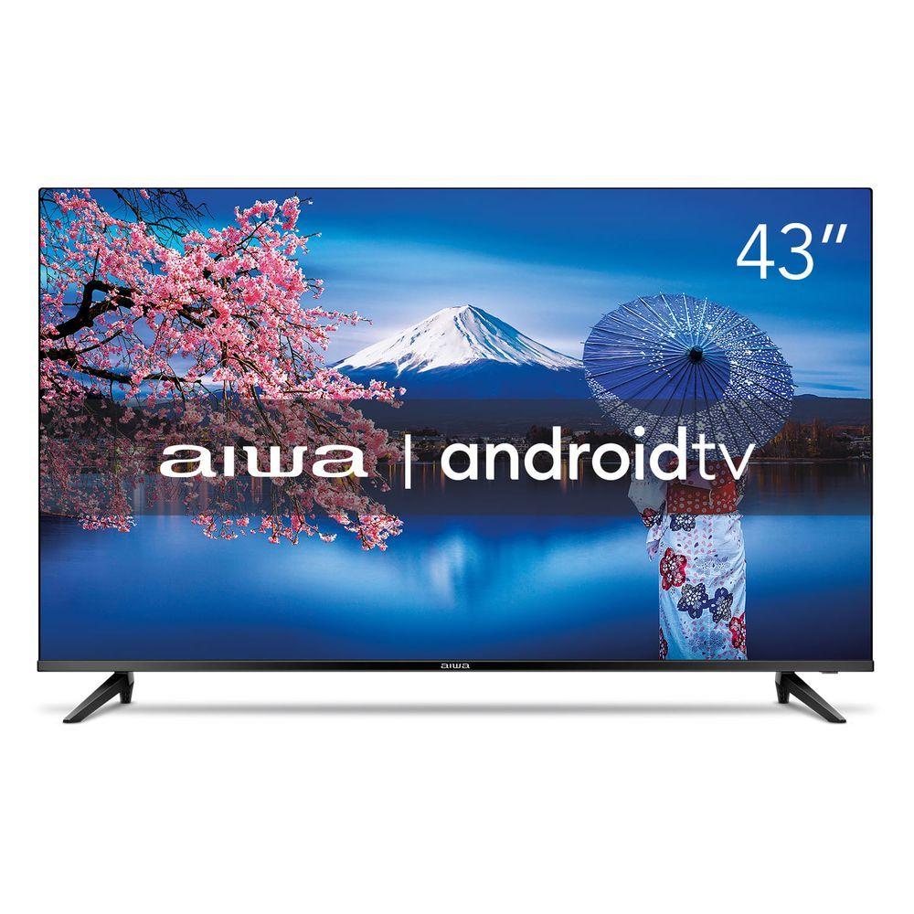 Smart Tv Aiwa 43" Android Full Hd Aws-tv-43-bl-02-a Bivolt