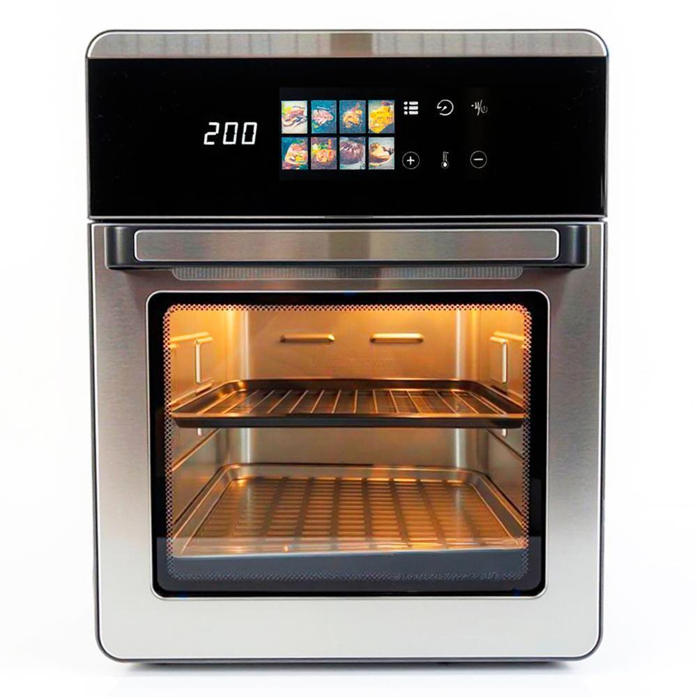 Air Fryer Oven Forno Elétrica Digital Extream 17L Inox e Preto, 127V