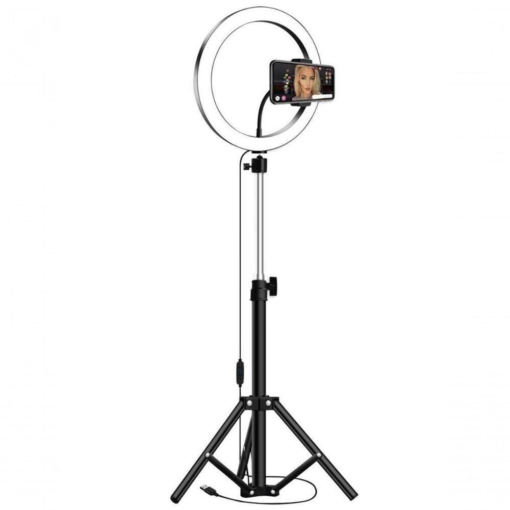 Ring Light Led Usb 10 Polegadas 26cm C/Suporte Tripé 2M
