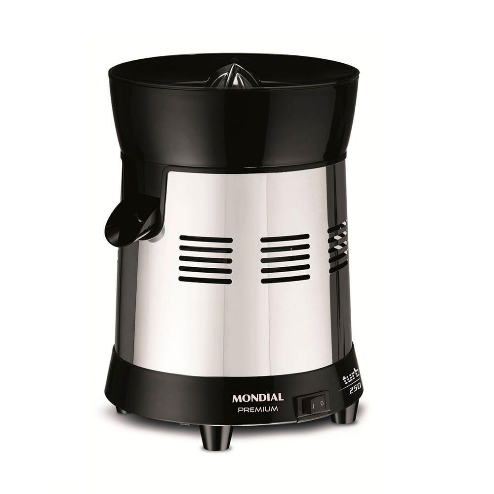 Espremedor de Frutas Mondial E-10 Premium Turbo Inox 250W
