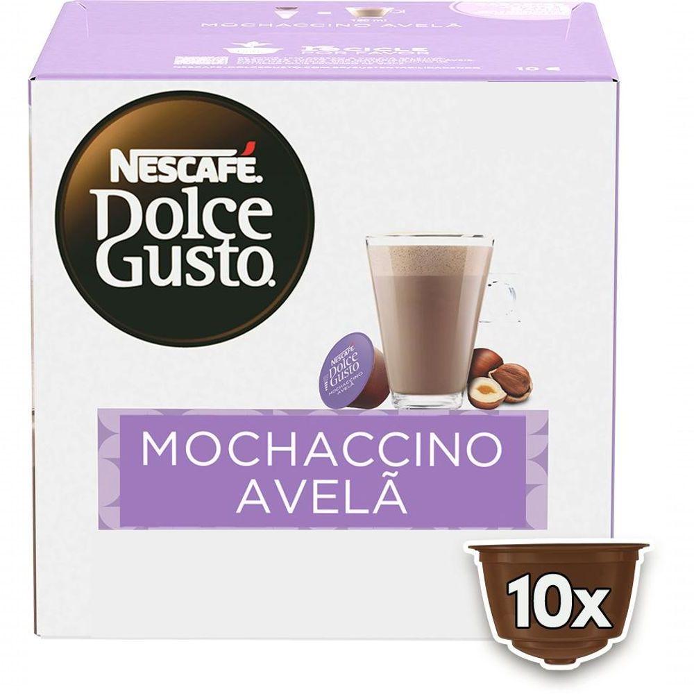 Achocolatado NESCAFE DOLCE GUSTO Mochaccino Avelã com 10 Capsulas 170g
