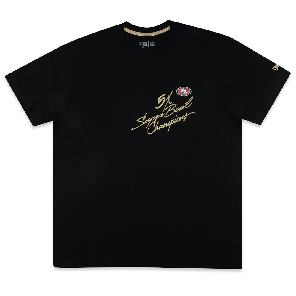 Camiseta New Era San Francisco 49ers Core Preto