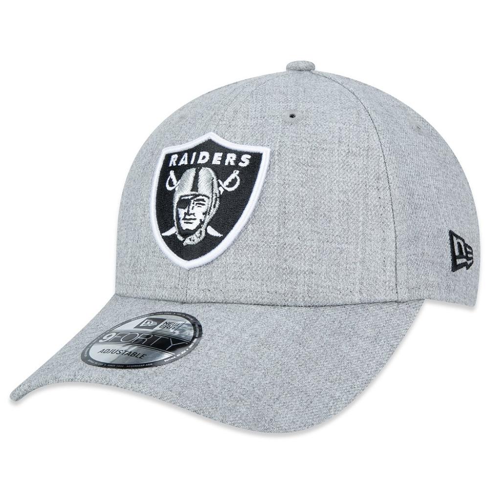 Boné New Era NFL Las Vegas Raiders Heather 940 Cinza