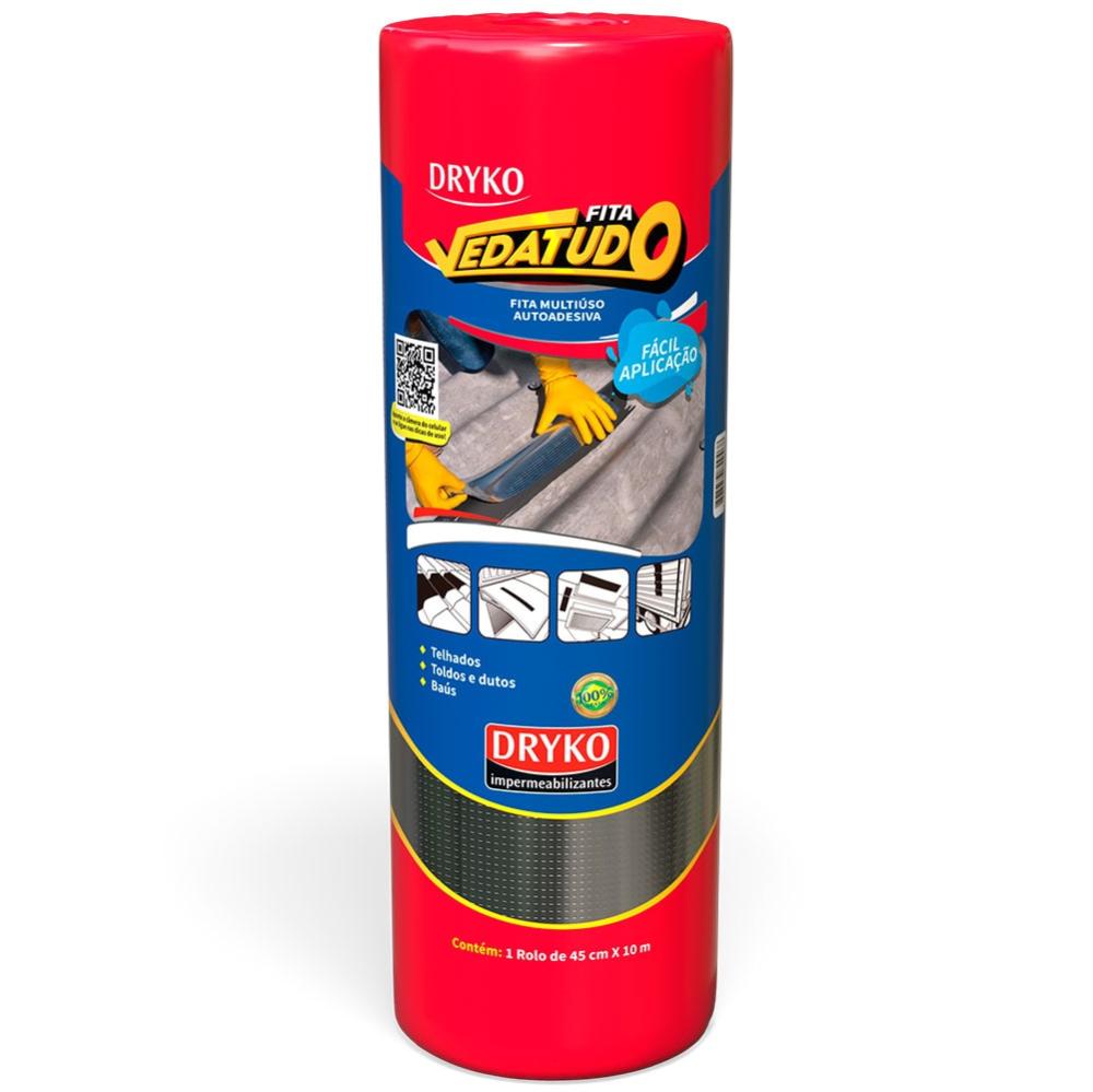 Fita Autoadesiva Asfáltica Vedatudo 45 cm x 10 Metros DRYKO