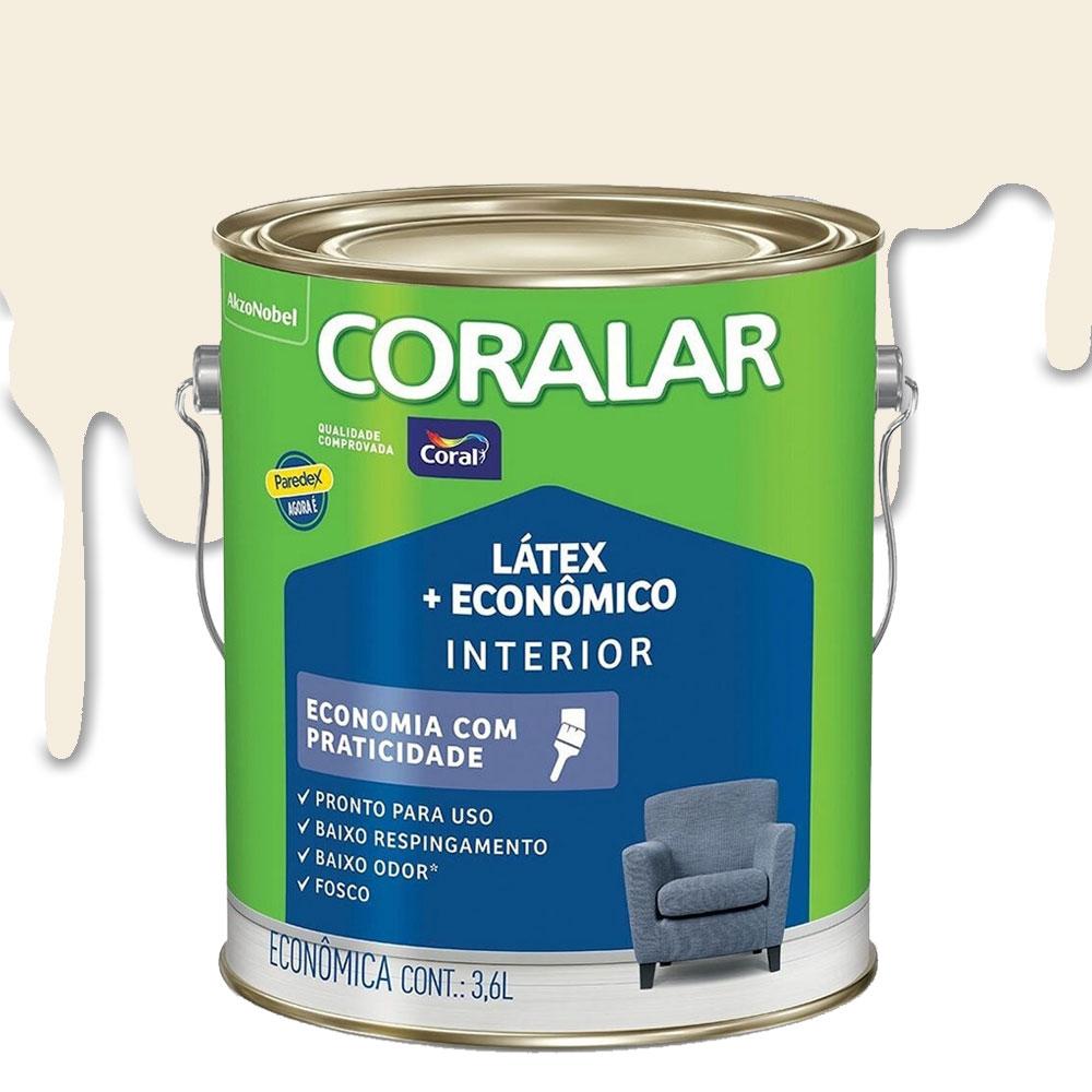 Tinta Acrílica Coral Paredex, Fosco Branco, 3,6 litros