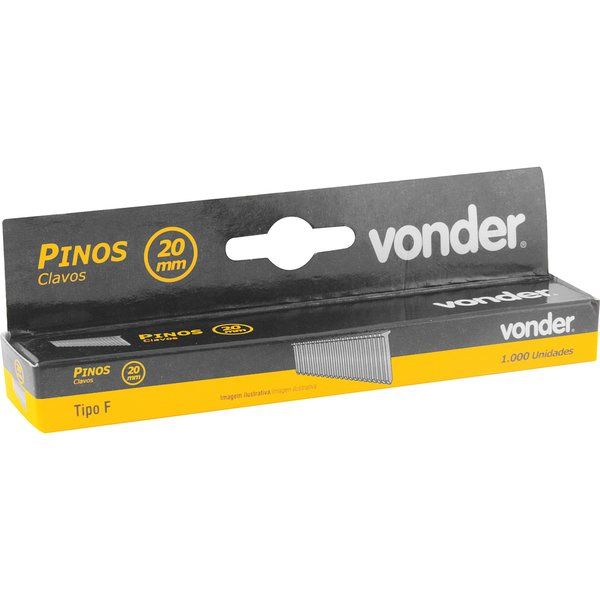 Pino 15mm para Pinador Gpe 916 E Gpe 168 C/ 1000 Pçs Vonder