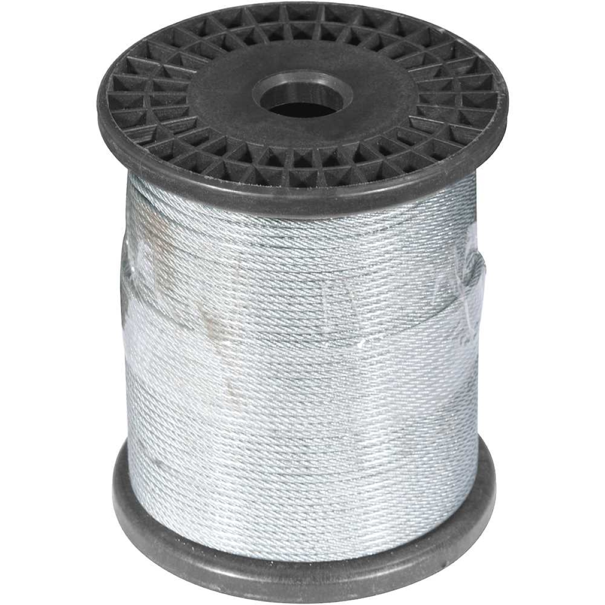 Cabo Aço Af 1/8 Alma Fibra 6x7 Galvanizado Plastifica Vonder
