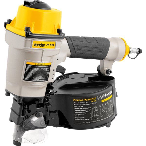 Pregador Pneumático 1/4 Npt Fêmea 120 Lbf Vonder