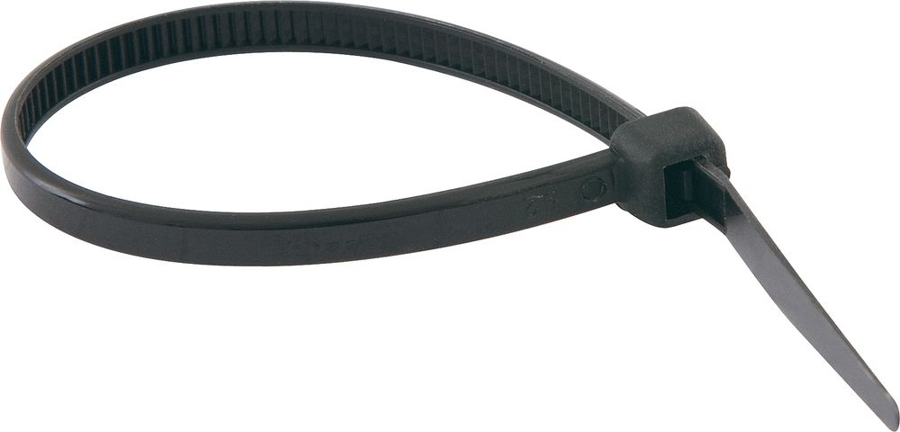 Abraçadeira de nylon 200x4,8mm preta com 100 peças Vonder