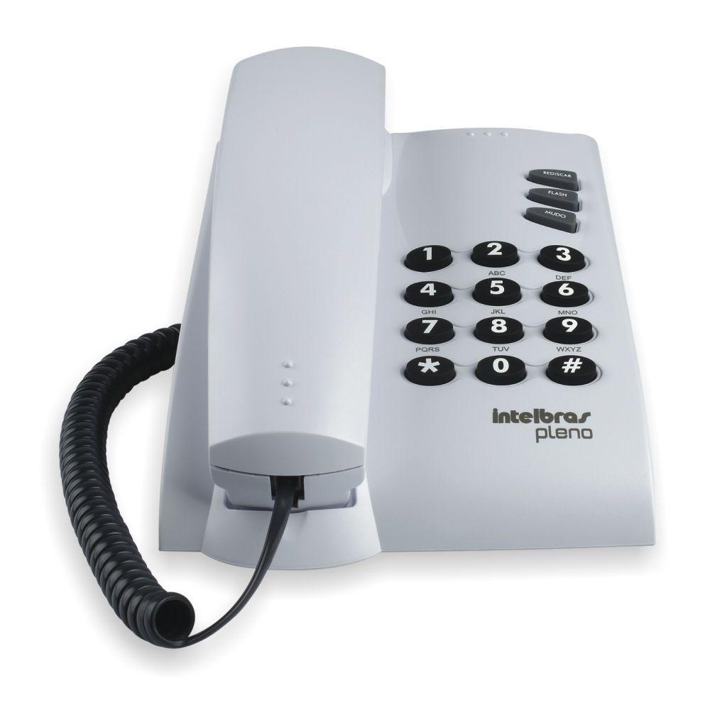 Telefone Fixo Intelbras Pleno com Fio