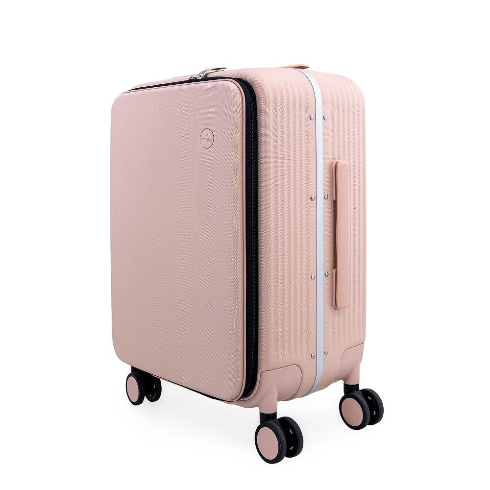 Mala de Bordo com localizador e compartimento para MacBook e iPad, Originais iPlace, Rosa