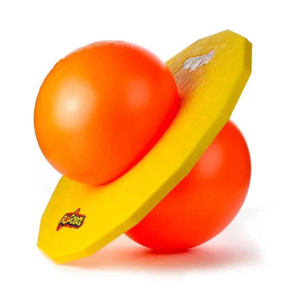 Brinquedo Pula Pula Pogobol Amarelo e Laranja - Estrela