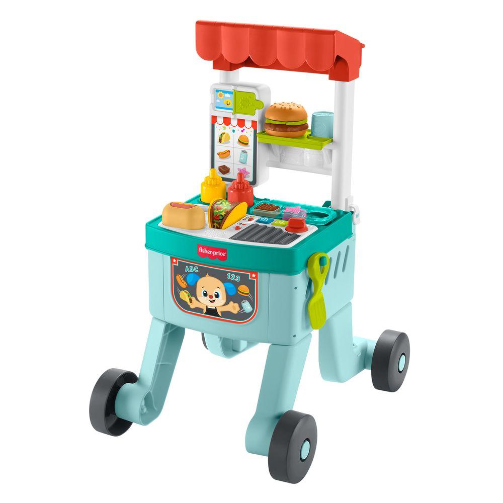Fisher-Price Andador Carro de Snacks 4 em 1 - Mattel