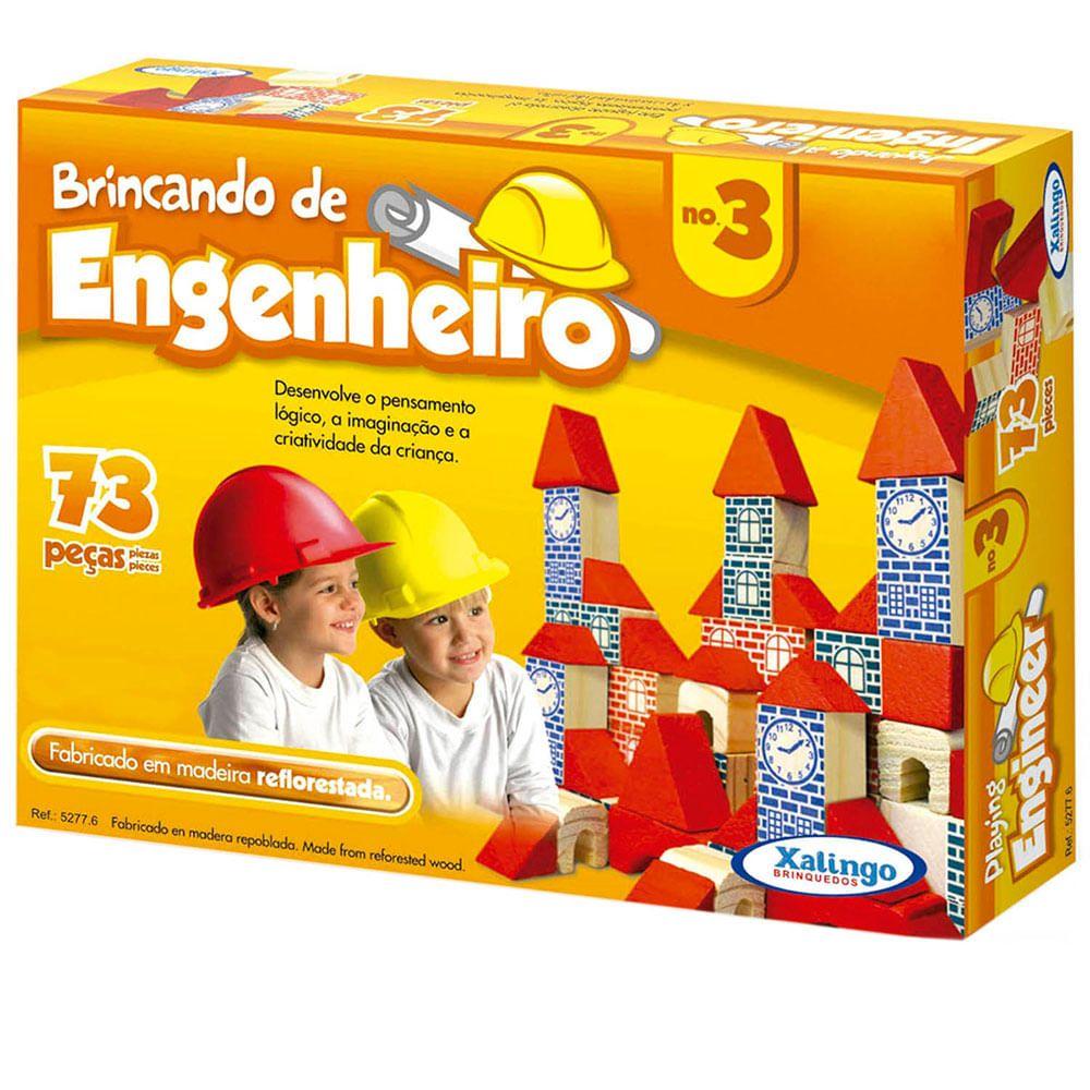 Brincando de Engenheiro 73 peças Xalingo