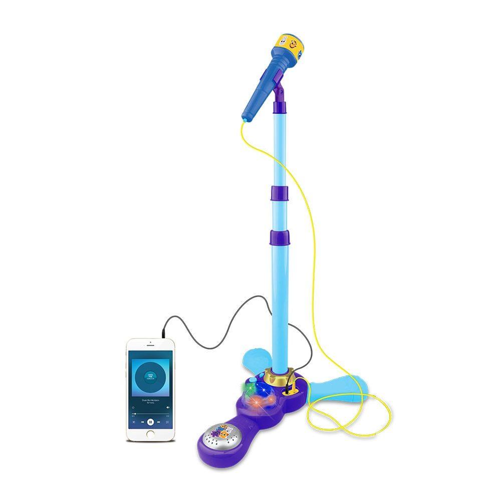 Bolofofos Microfone Com Pedestal - Fun F0116-1