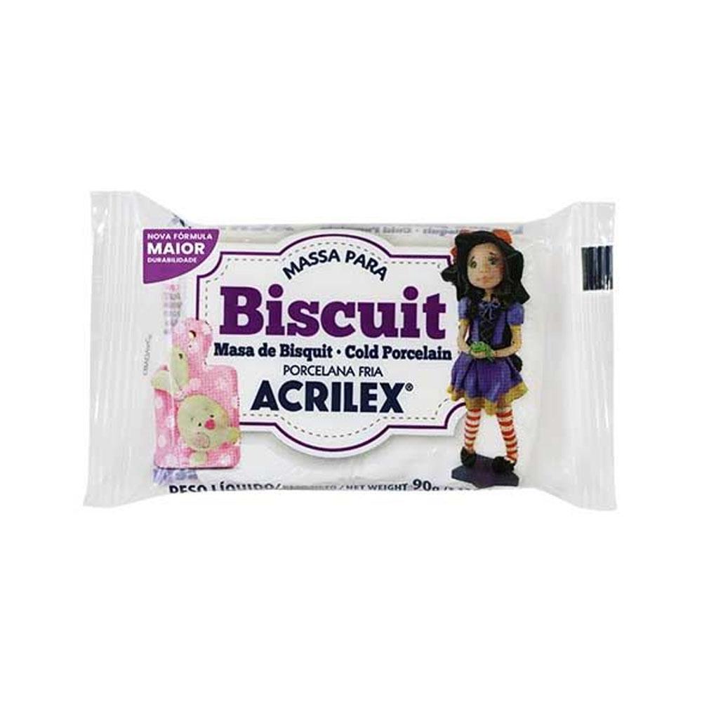 Massa de Biscuit Acrilex Natural 90g