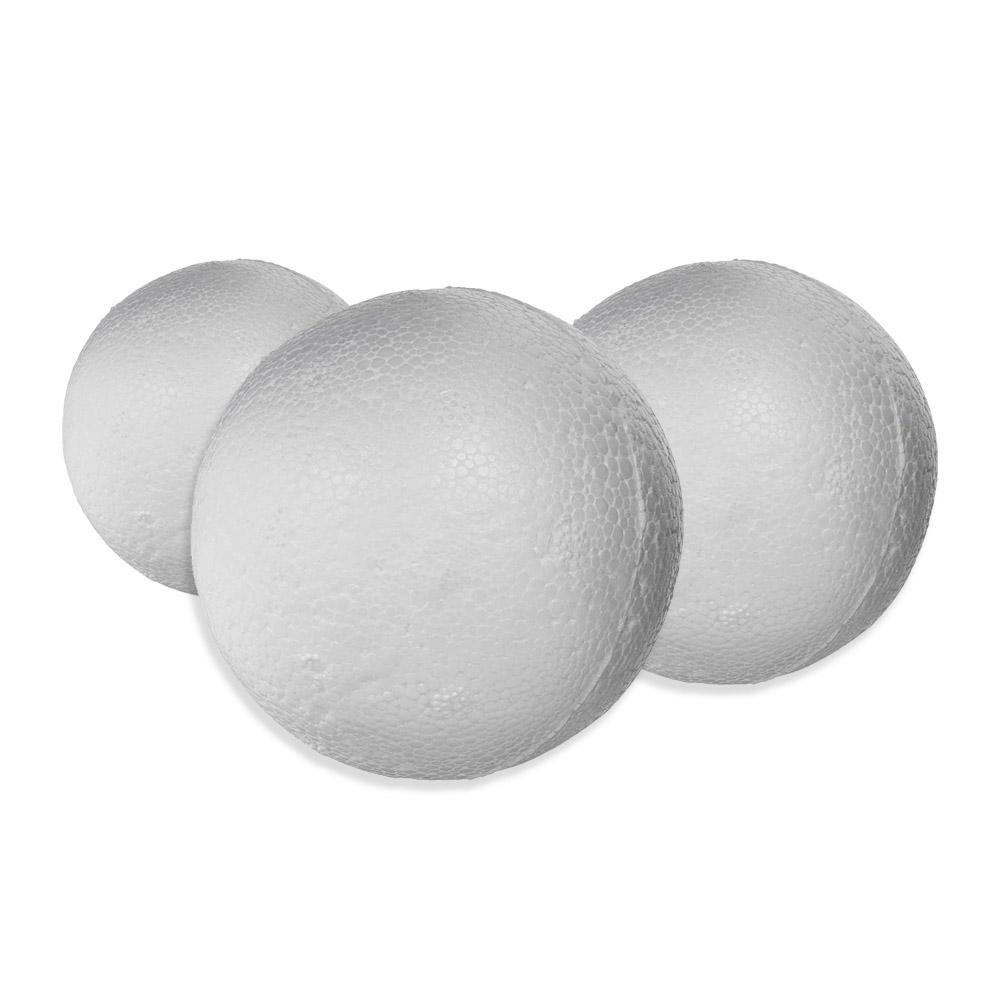 Bola de isopor 200mm c/ 3 unidades Styroform