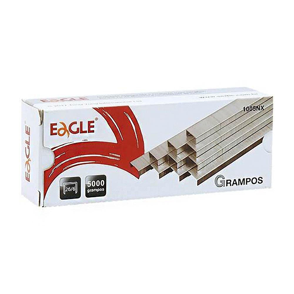 Grampo 26/6 Galvanizado 5000 Unidades Eagle