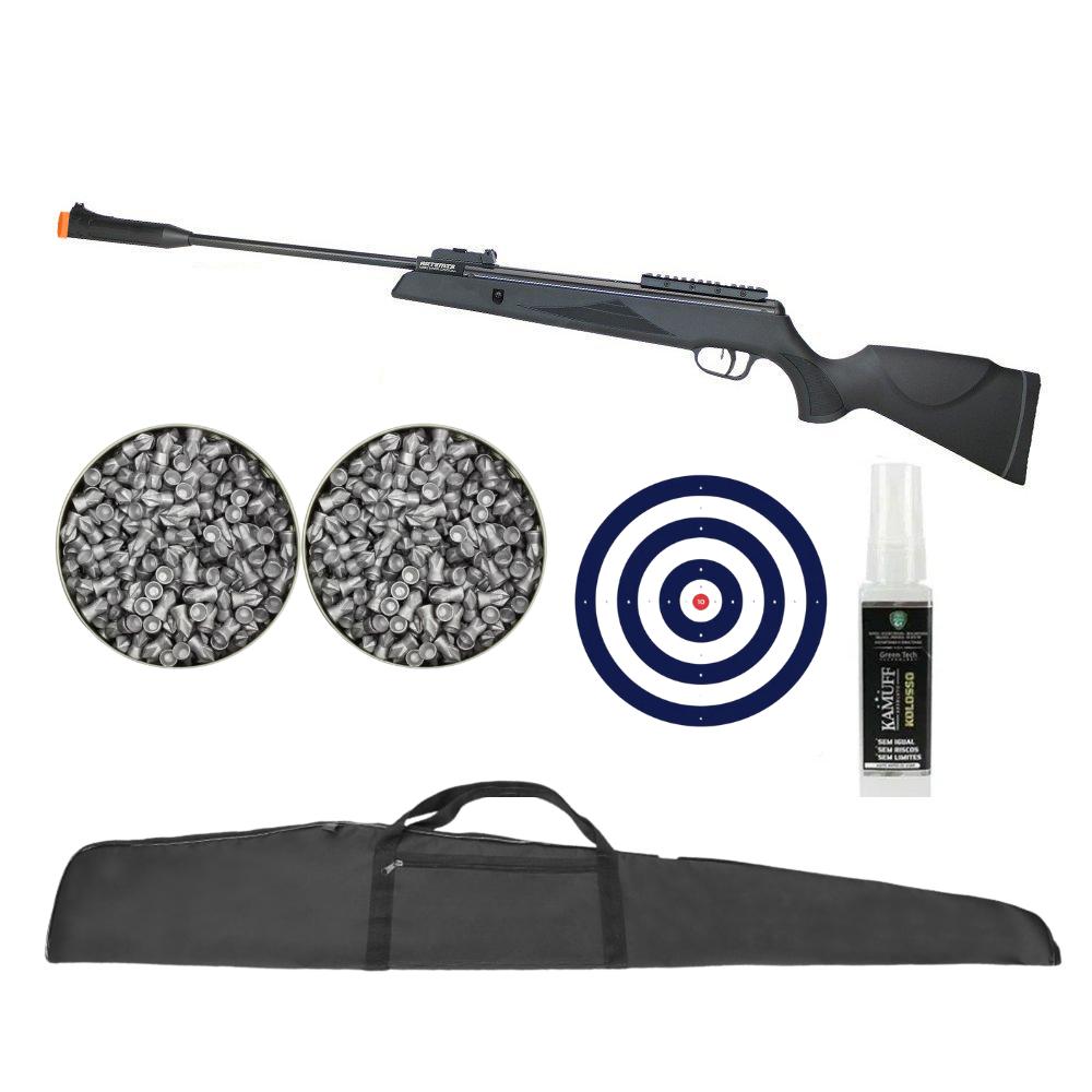Carabina Pressão Black Hawk Gas Ram 70kg 5.5 Artemis + Itens