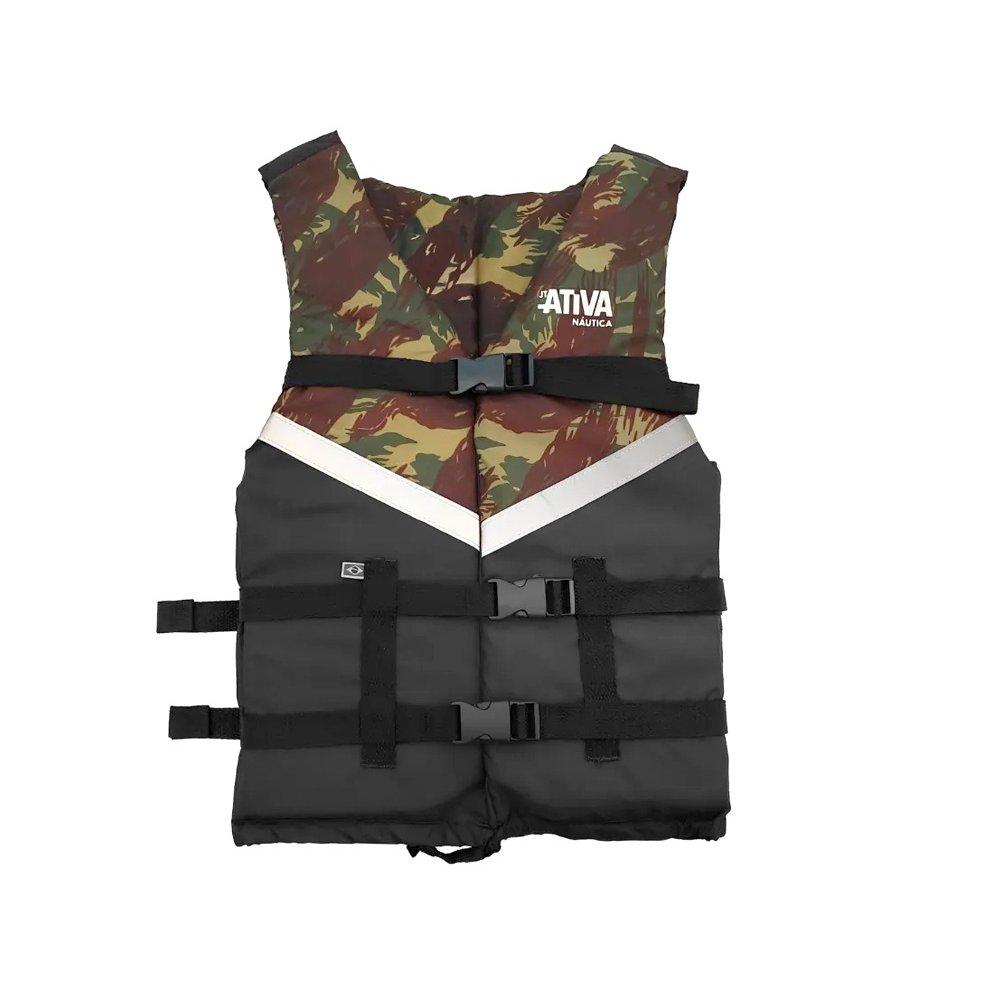 Colete Nautico Ativa Canoa 2.0 - Camuflado
