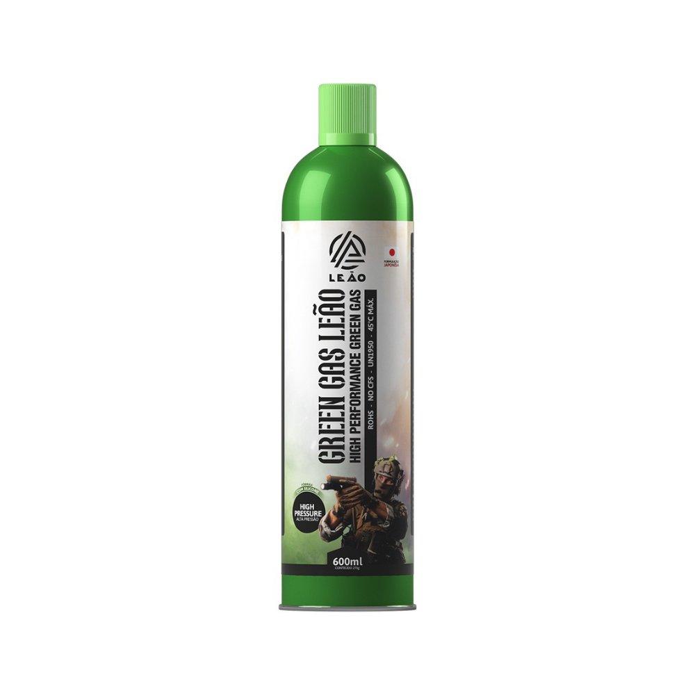 Green Gas Airsoft GBB Black Power 12 Kg C/ Silicone Leão