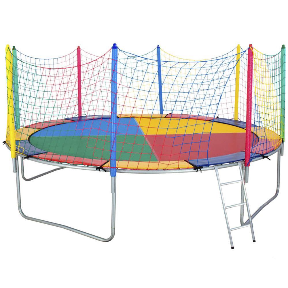 Cama Elástica 3,66m ChicoPlay Lona Colorida Nacional