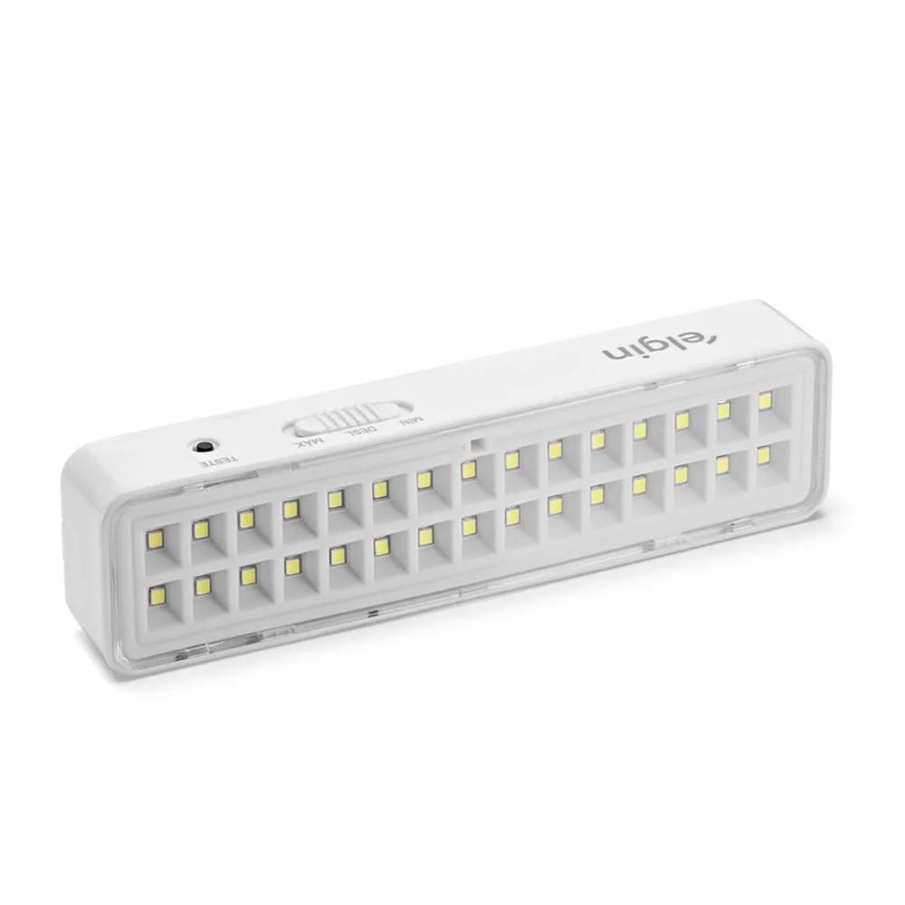 Luminária de Emergência com 30 LEDS - Bivolt - 2W - Elgin 48LEM30L0000