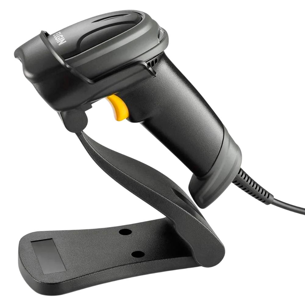 Leitor de código de barras c/suporte, USB, Preto, 1D/2D, EL250, 46EL250USC00, ELGIN ELGIN