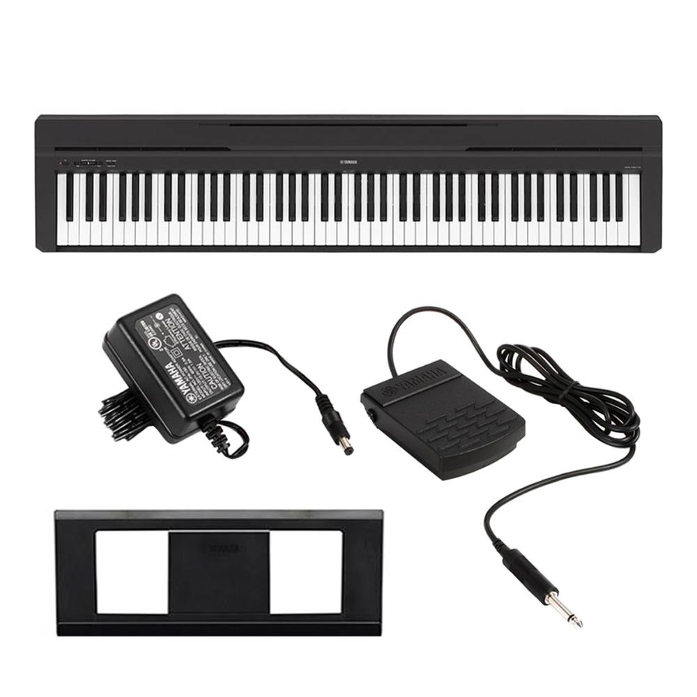 Piano Digital Yamaha P45B Com Fonte Porta Partitura e Pedal Sustain