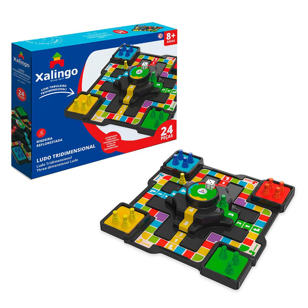 Jogo Ludo Tridimensional Xalingo