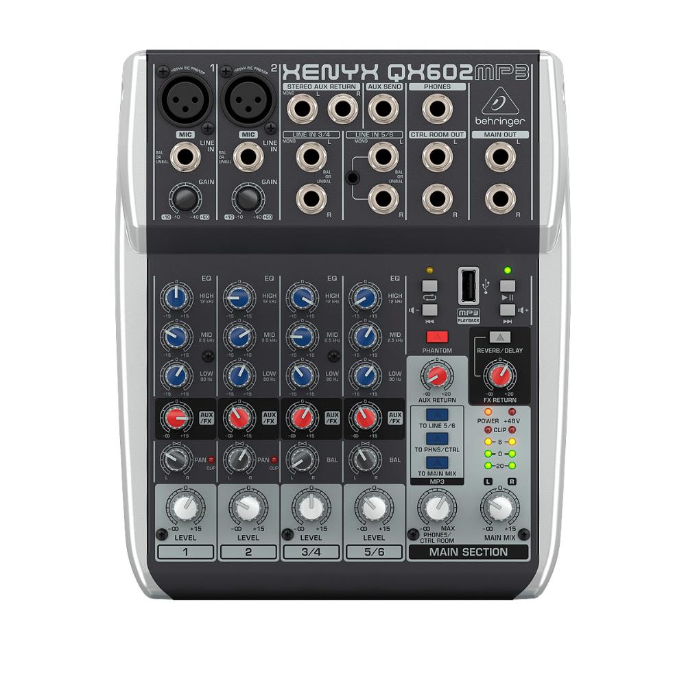 MIXER BEHRINGER XENYX QX602MP3 - BIVOLT