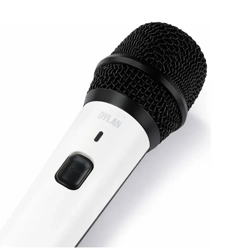 MICROFONE DYLAN DC-2000 DUPLO S/ FIO P10 BAT RECARREGAVEL