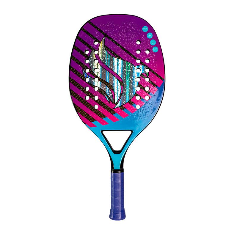 Raquete de Beach Tennis Pichau Midnight Miami Face 18K, PES-RKT18-MM