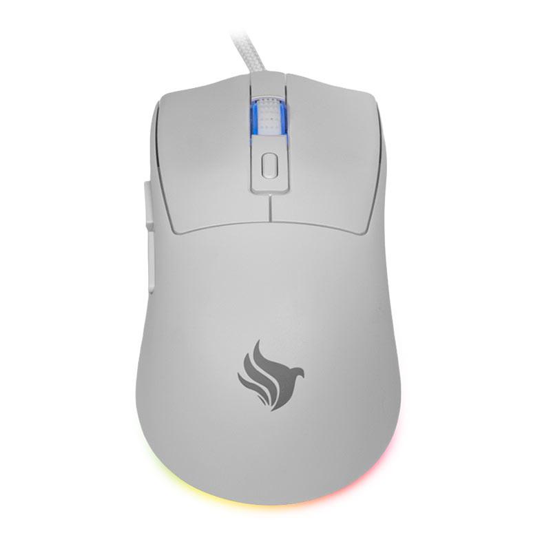 Mouse Gamer Pichau Starwave, RGB, 12400DPI, 6 Botoes, Branco, PG-STW-WH01