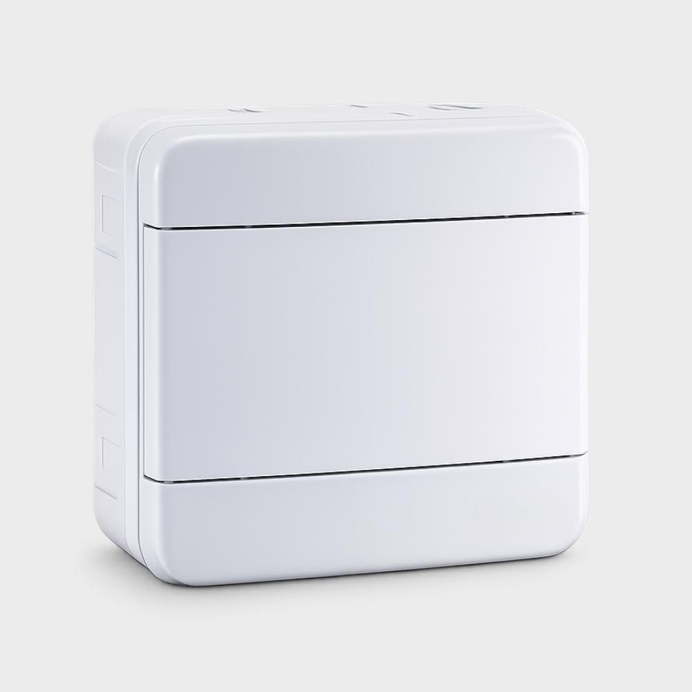 Quadro de Distribuição 4 Disjuntor Din Elétrica Sobrepor Forceline Branco