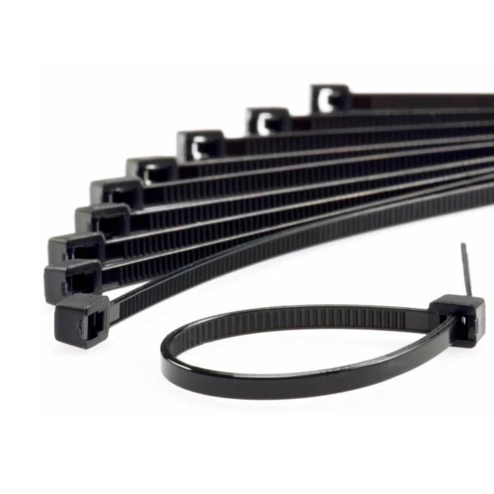 Abraçadeira de Nylon 4,8X280Mm com 100 Un Preta - Force Line