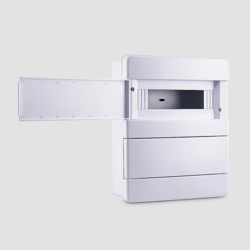 Quadro de Distribuição P/ Embutir P/24 Disjuntores Din Branco - Force Line